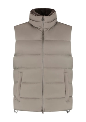 Herno padded zip-up gilet - Neutrals