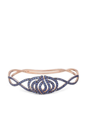 LILY GABRIELLA 18kt rose gold Infinitas sapphire palm bracelet - Pink