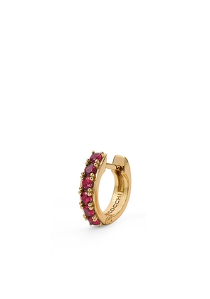 Emanuele Bicocchi Crystal hoop earring - Gold