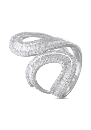 LB Exclusive diamond 14K white gold ring - Silver