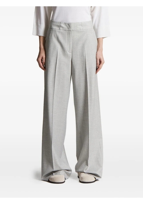 Peserico pleated wide-leg trousers - Grey