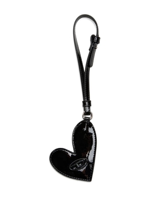 Diesel heart-shaped keychain - Black