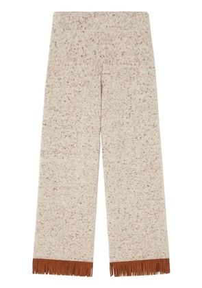 Alanui Dreamscape fringe-detail trousers - Neutrals