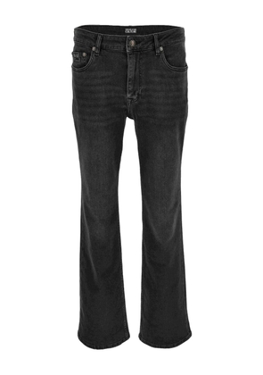Versace Jeans Couture logo-patch jeans - Black