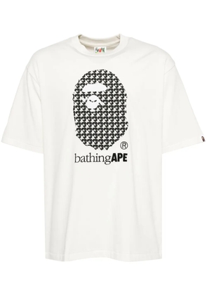 A BATHING APE® STA Houndstooth Tee - Neutrals