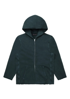 Les Tien zip-up hoodie - Green