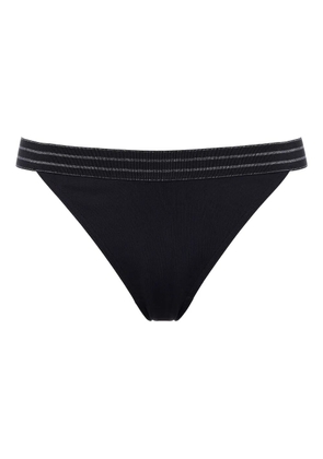 ERES Rayonnant striped-waistband bikini bottoms - Black