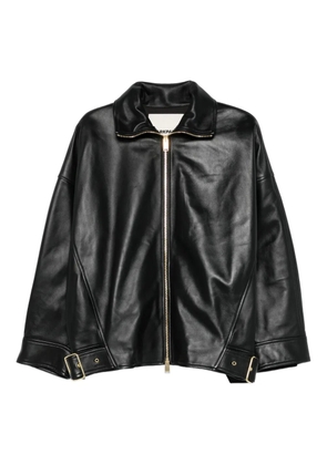 DARKPARK zip-up coat - Black