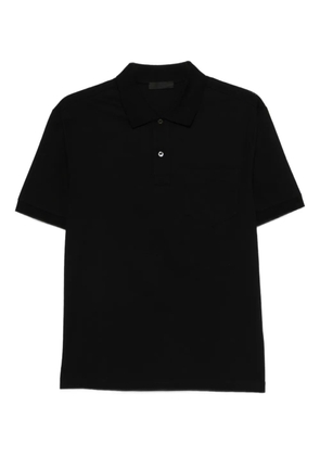 Prada chest-pocket polo shirt - Black