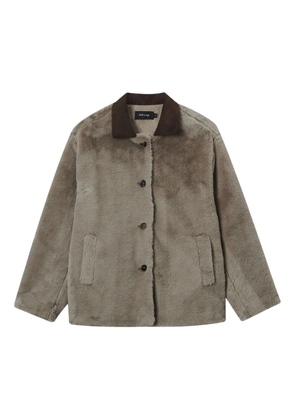 tout a coup button faux jacket - Neutrals