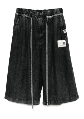 Maison MIHARA YASUHIRO drawstring shorts - Black