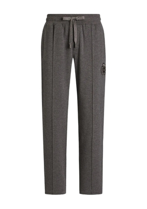 Dolce & Gabbana logo-embroidered side-stripe track pants - Grey