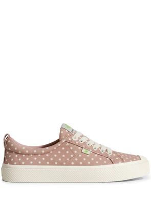 Cariuma Oca Low polka-dot organic cotton sneakers - Pink