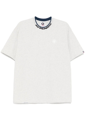 AAPE BY *A BATHING APE® logo T-shirt - Grey