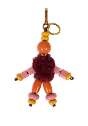 ETRO Little Man beaded-pompom charm - Orange