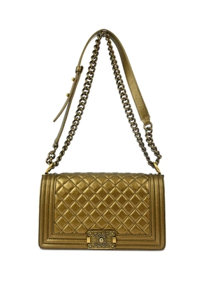 CHANEL Pre-Owned 2021 Boy Chanel Medium shoulder bag - Brown