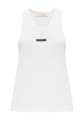 FEAR OF GOD ESSENTIALS logo-patch tank top - White