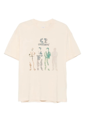 C.P. Company logo-print T-shirt - Neutrals