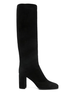 Prada square-toe block-heel boots - Black