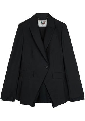 Ports 1961 off-centre fastening blazer - Black