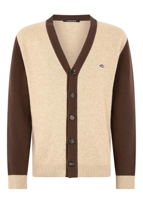 Roberto Cavalli two-tone cardigan - Neutrals