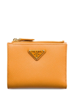 Prada small Saffiano wallet - Orange