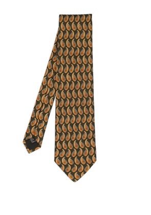Krizia paisley-print silk tie - Neutrals