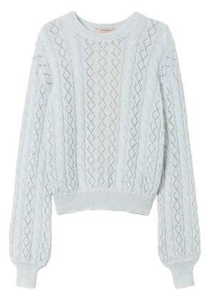 TWINSET cable-knit jumper - Blue