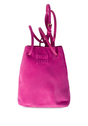 Miu Miu suede pouch - Pink