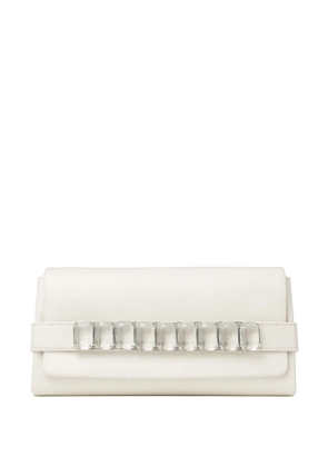 Jimmy Choo Kya clutch bag - White