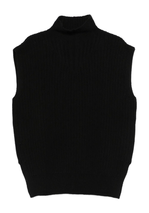 Rick Owens high-neck sleeveless sweater - Black
