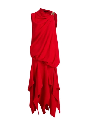 Proenza Schouler draped asymmetrical dress - Red