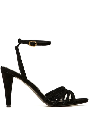 TWINSET suede buckle-strap sandals - Black