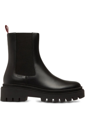 Bally leather platform Chelsea boots - Black