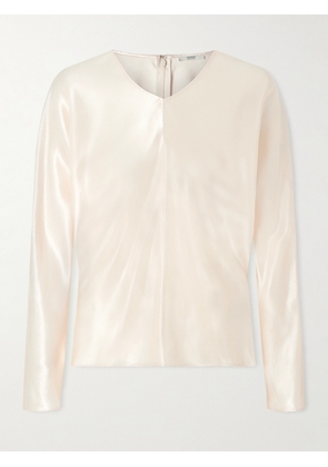 FFORME - Gemma Satin Blouse - Cream - IT38,IT40,IT42,IT44,IT46