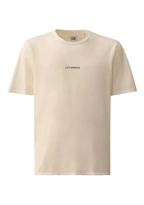 C.P. Company logo-embroidered cotton T-shirt - White