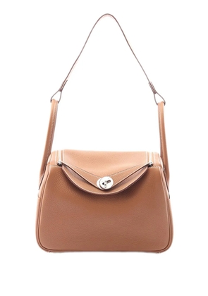 Hermès Pre-Owned 2025 Taurillon Clemence Lindy 26 handbag - Brown