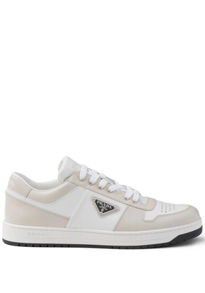 Prada Downtown logo-appliqué sneakers - White