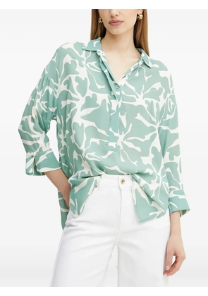 FRACOMINA flowery pattern blouse - Green