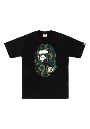 A BATHING APE® Camo Big Head T-shirt - Black