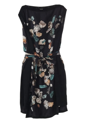 Hermès Pre-Owned 2010s gemstone-print mini dress - Black