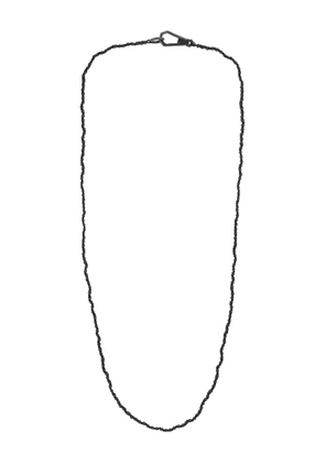 Walters Faith beaded matte hematite necklace - Black