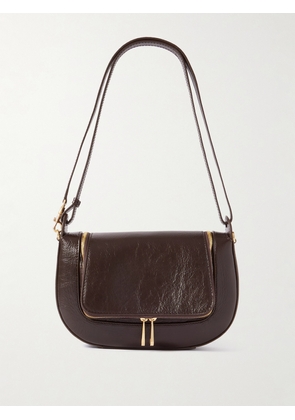 Anya Hindmarch - Vere Small Crinkled-leather Shoulder Bag - Gray - One size