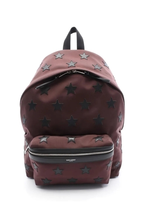 Saint Laurent Pre-Owned 2010s star-motif backpack - Brown