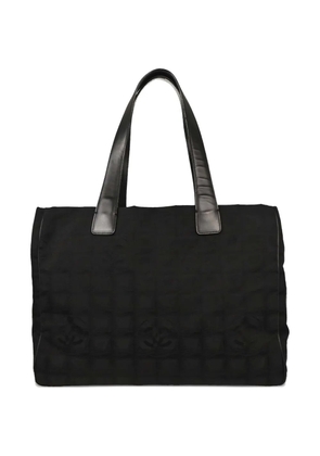 CHANEL Pre-Owned 2005 jacquard travel line tote - Black