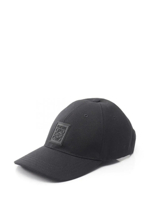 Loewe Pre-Owned 2020s patch anagram cap - Black