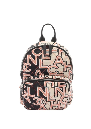 CHANEL Pre-Owned 2019 Quilted Canvas backpack - Black