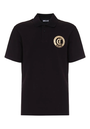 Just Cavalli JC Monogram polo shirt - Black