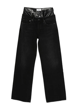 AGOLDE Elson high-waisted straight jeans - Black
