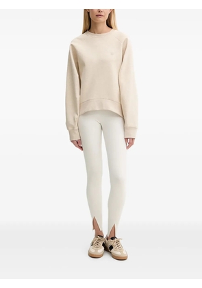 BOSS logo-print leggings - White